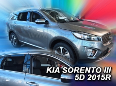 Deflektory na Kia Sorento III, 5-dveřová (+zadní), r.v.: 2015-2020 (20167)