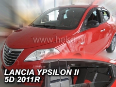 Deflektory na Lancia Ypsilon II, 5-dveřová (+zadné), r.v.: 2011 - (21215)