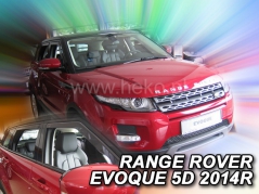 Deflektory na Range Rover Evoque, 5-dveřová (+zadní), r.v.: 2011-2019 (27239)