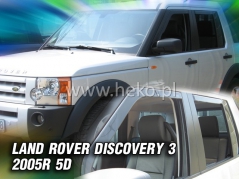 Deflektory na Land Rover Discovery III, 5-dveřová, r.v.: 2005 - 2009 (27222)