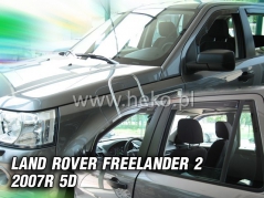 Deflektory na Land Rover Freelander II, 5-dveřová, r.v.: 2007 - (27228)