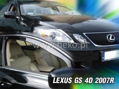 Deflektory na Lexus GS, 4-dveřová, r.v.: 2005-2011 (30008)