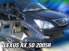 Deflektory na Lexus RX II, 5-dveřová, r.v.: 2003 - 2009 (30006)