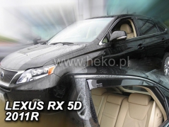 Deflektory na Lexus RX III, 5-dveřová (+zadní), r.v.: 2009 - 2015 (30017)