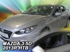 Deflektory na Mazda 3 III hatchback, 5-dveřová, r.v.: 2013-2019 (23163)