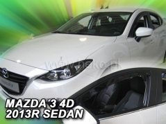 Deflektory na Mazda 3 III sedan, 4-dveřová, r.v.: 2013-2019 (23163)