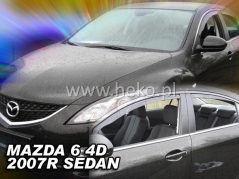 Deflektory na Mazda 6 GH, 4/5-dveřová, r.v.: 2007 - 2013 (23144)