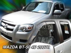 Deflektory na Mazda BT-50, 4-dveřová, r.v.: 2007 - (23139)