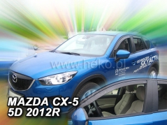 Deflektory na Mazda CX-5, 5-dveřová, r.v.: 2012 - 2017 (23156)