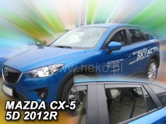 Deflektory na Mazda CX-5, 5-dveřová (+zadní), r.v.: 2012 - 2017 (23157)