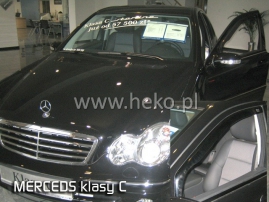 Deflektory na Mercedes Class C W203, 4/5-dveřová, r.v.: 2000 - 2007 (23239)