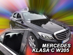 Deflektory na Mercedes Class C W205 sedan, 4-dveřová (+zadní), r.v.: 2014-2021 (23291)