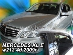 Deflektory na Mercedes Class E W212 sedan, 4-dveřová (+zadní), r.v.: 2009 - 2016 (23275)