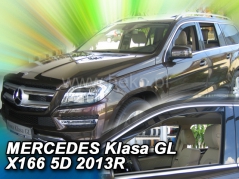 Deflektory na Mercedes Class GL X166, 5-dveřová, r.v.: 2013 - (23283)