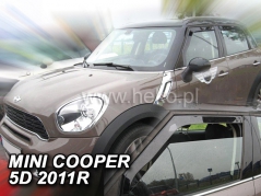 Deflektory na Mini Cooper, 5-dveřová, r.v.: 2011 - 2014 (22201)