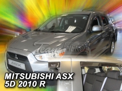 Deflektory na Mitsubishi ASX, 5-dveřová (+zadní), r.v.: 2010 - (23365)