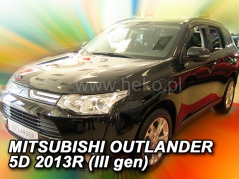 Deflektory na Mitsubishi Outlander, 5-dveřová, r.v.: 2012 - (23367)