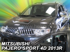 Deflektory na Mitsubishi Pajero Sport, 5-dveřová, r.v.: 2013 - (23369)