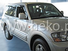 Deflektory na Mitsubishi Pajero Wagon, 5-dveřová, r.v.: 2000 - (23324)