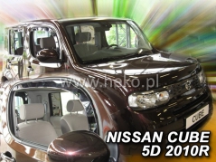 Deflektory na Nissan Cube, 5-dveřová, r.v.: 2010 - (24280)