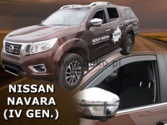 Deflektory na Nissan Navara IV, 4-dveřová, r.v.: 2014 - (24292)