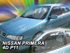 Deflektory na Nissan Primera P11, 4/5-dveřová, r.v.: 1996 - 2002 (24222)