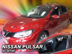 Deflektory na Nissan Pulsar, 5-dveřová, r.v.: 2014 - (24289)