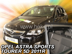 Deflektory na Opel Astra J Sports Tourer, 5-dveřová (+zadní), r.v.: 2011 - 2015 (25385)