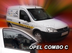 Deflektory na Opel Combo C, 2-dveřová, r.v.: 2002 - 2011 (25350)