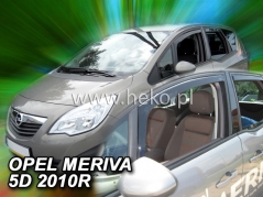 Deflektory na Opel Meriva, 5-dveřová, r.v.: 2010 - (25326)