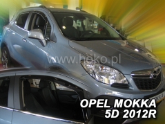 Deflektory na Opel Mokka, 5-dveřová, r.v.: 2012-2019 (25386)