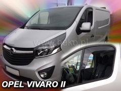 Deflektory na Opel Vivaro II, 2-dveřová, r.v.: 2014-2019 (27189)