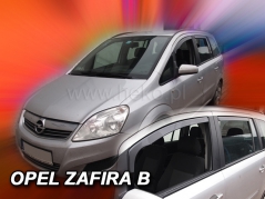 Deflektory na Opel Zafira B, 5-dveřová (+zadní), r.v.: 2005 - 2011 (25323)