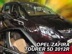 Deflektory na Opel Zafira C Tourer, 5-dveřová, r.v.: 2012 - (25328)