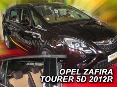 Deflektory na Opel Zafira C Tourer, 5-dveřová (+zadní), r.v.: 2012 - (25329)