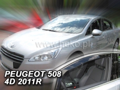 Deflektory na Peugeot 508, 4/5-dveřová, r.v.: 2011 - 2018 (26143)