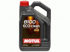 Motul 8100 Eco-clean 0W-30, 5L (000200)