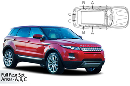 Sluneční clony na okna - LAND ROVER GROUP Evoque 5dv. (2011-2019) - Komplet sada (LRO-EV-5-A)