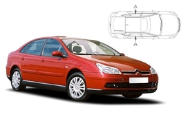 Sluneční clony na okna - CITROEN C5 hatchback (2000-2008) - Len na bočné stahovacie sklá (CIT-C5-5-A/18)