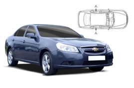 Sluneční clony na okna - CHEVROLET Epica Sedan (2006-2011) - Len na bočné stahovacie sklá (CHE-EPIC-4-A/18)