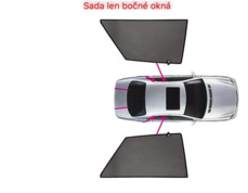 Sluneční clony na okna - VOLVO S40 (1995-2003) - Len na bočné stahovacie sklá (VOL-S40-4-A/18)