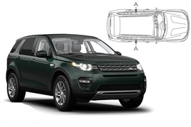 Sluneční clony na okna - LAND ROVER GROUP Discovery Sport (2015-2020) - Len na bočné stahovacie sklá (LRO-DISC-5-C/18)