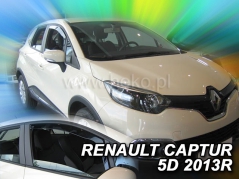 Deflektory na Renault Captur, 5-dveřová, r.v.: 2013-2019 (27185)