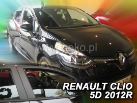 Deflektory na Renault Clio IV, 5-dveřová, r.v.: 2012-2019 (27183)