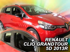 Deflektory na Renault Clio IV Grandtour, 5-dveřová (+zadní), r.v.: 2012-2019 (27187)