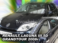 Deflektory na Renault Laguna III Grandtour, 5-dveřová (+zadní), r.v.: 2008 - (27167)