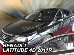 Deflektory na Renault Latitude, 4-dveřová, r.v.: 2011 - (27181)