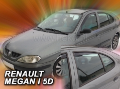 Deflektory na Renault Megane sedan/hatchback, 4/5-dveřová (+zadní), r.v.: 1995 - 2002 (27162)