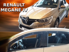 Deflektory na Renault Megane IV liftback, 5-dveřová (+zadní), r.v.: 2016 - (27196)