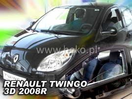 Deflektory na Renault Twingo, 3-dveřová, r.v.: 2008 - (27169)